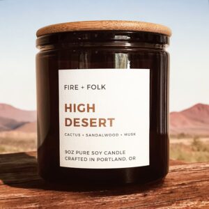 HIGH DESERT WOOD WICK CANDLE