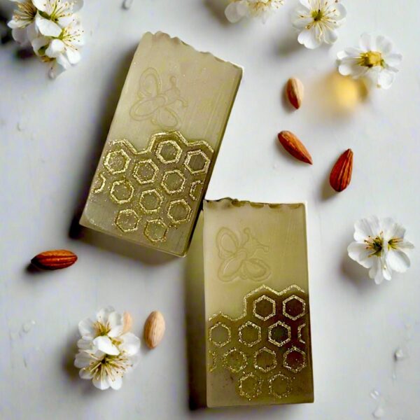 Honey Almond Golden Honeycomb Designer Soap