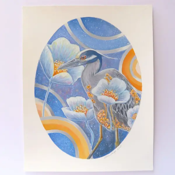 Night Heron – Original painting