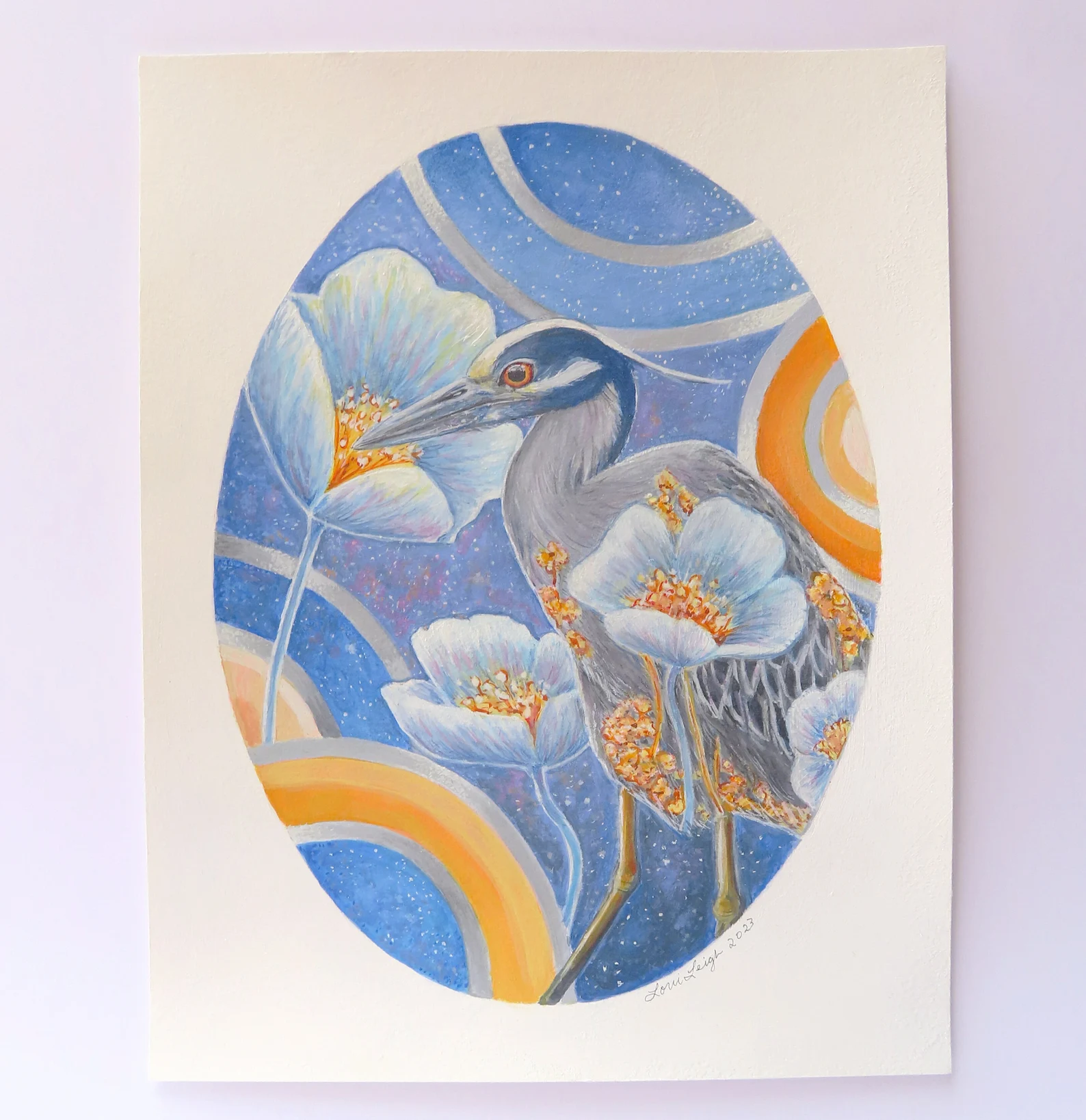 Night Heron - Original painting - Image 2