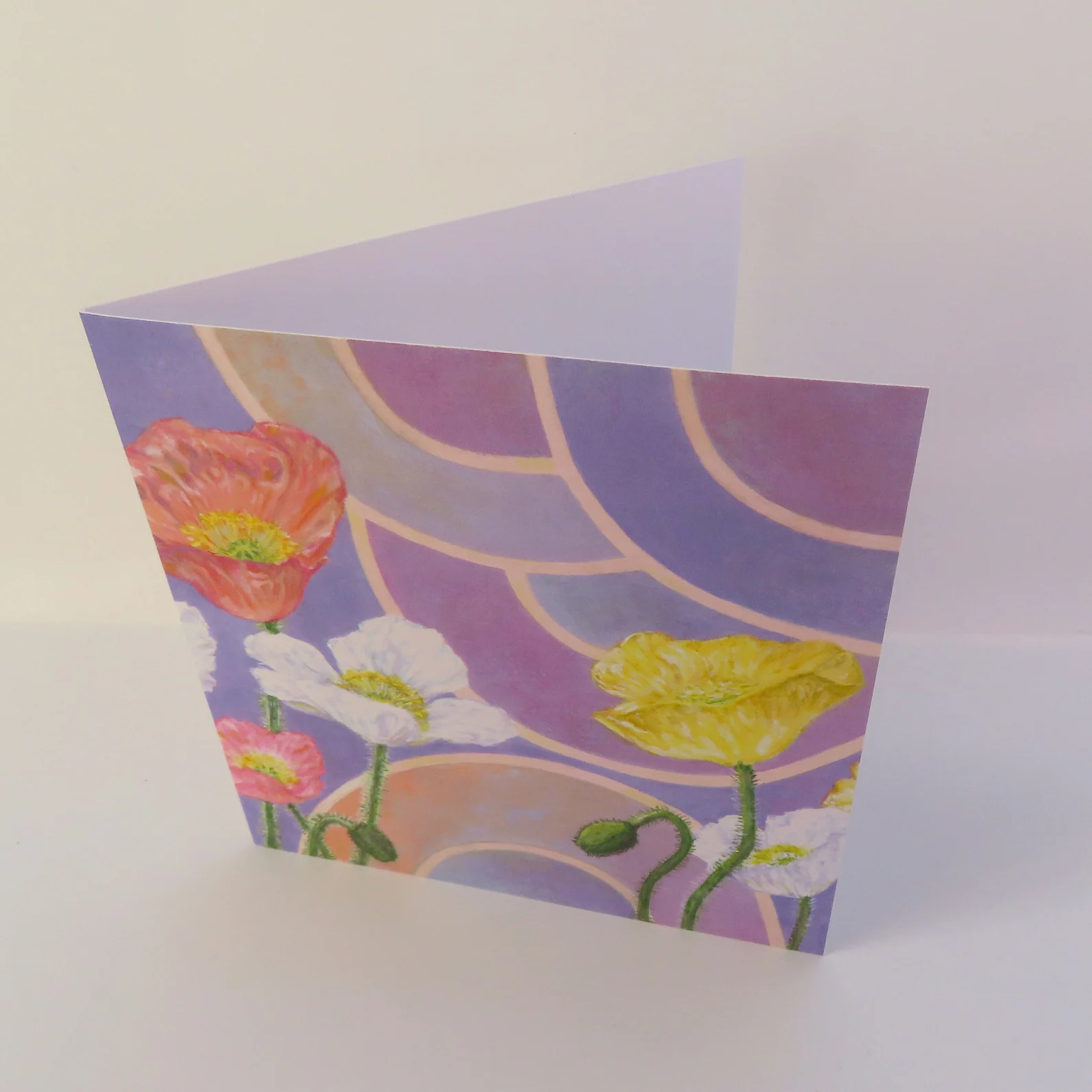 Poppies Stationery Cards - 3 pack - Image 3