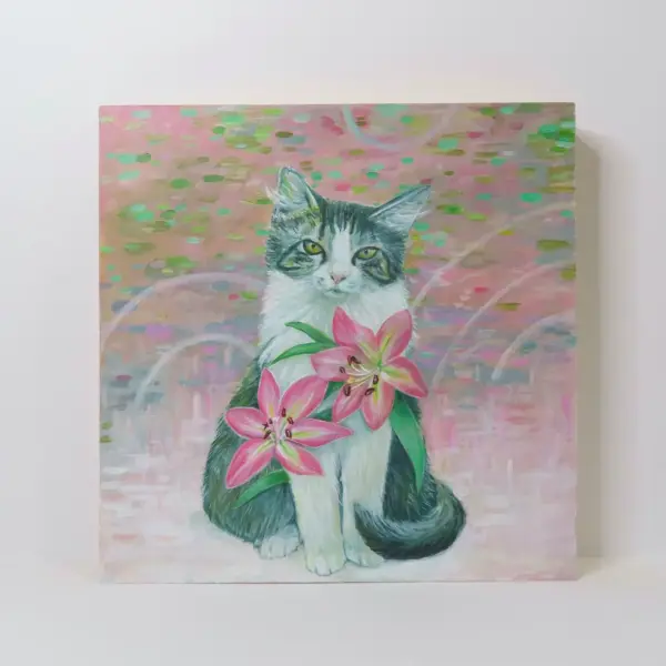 Stardust and Lilies – Original painting