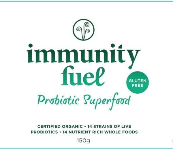 Immunity Fuel Probiotic Superfood Powder – Gluten-Free Whole Food Probiotic Supplement With Prebiotics & Posbiotics