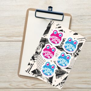 "Radical Left Scum"  Frog Sticker sheet