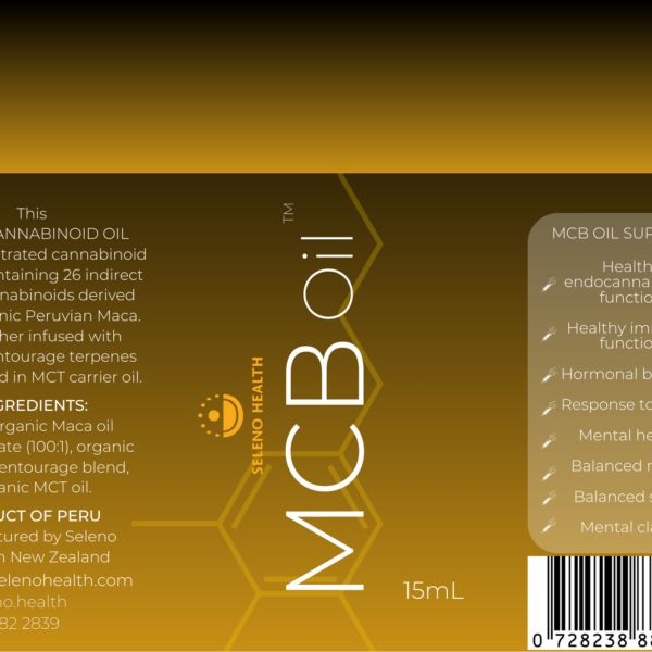 Seleno Health MCB Oil – 100:1 Concentrated Maca – 15 ml