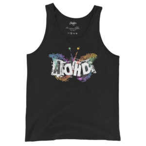 "ADHD Butterfly Symbol" tagless Bella + Canvas Unisex Tank Top