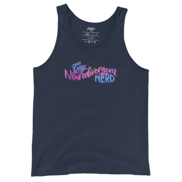 (CLEARANCE) “Gay Neurodivergent Nerd” unisex Fit Tank Top (Copy)