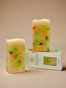 Orange Terrazzo Designer Soap