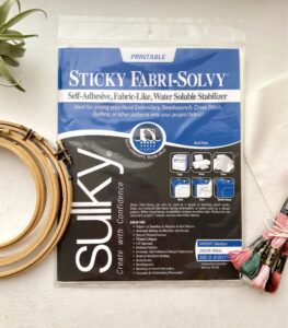 Sulky Sticky Fabri-Solvy water soluble stabilizer