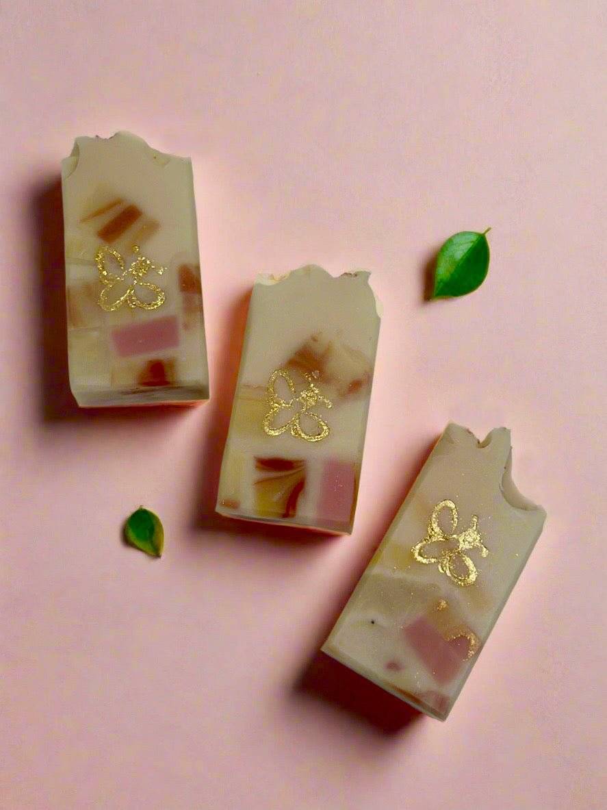 Pink Grapefruit Terrazzo Artisan Soap