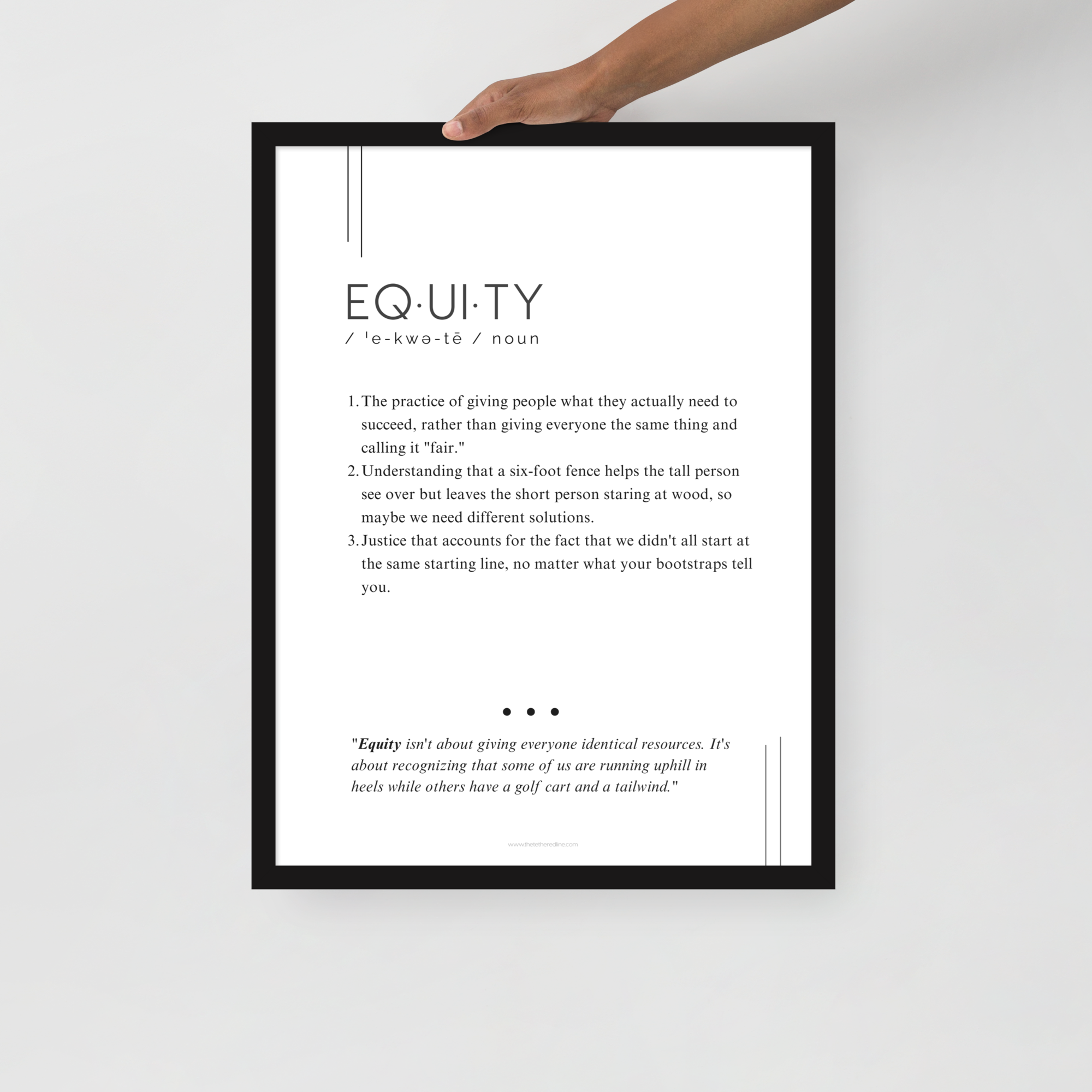 Framed Print - Equity - Defined: Terms for Our Time - Image 9