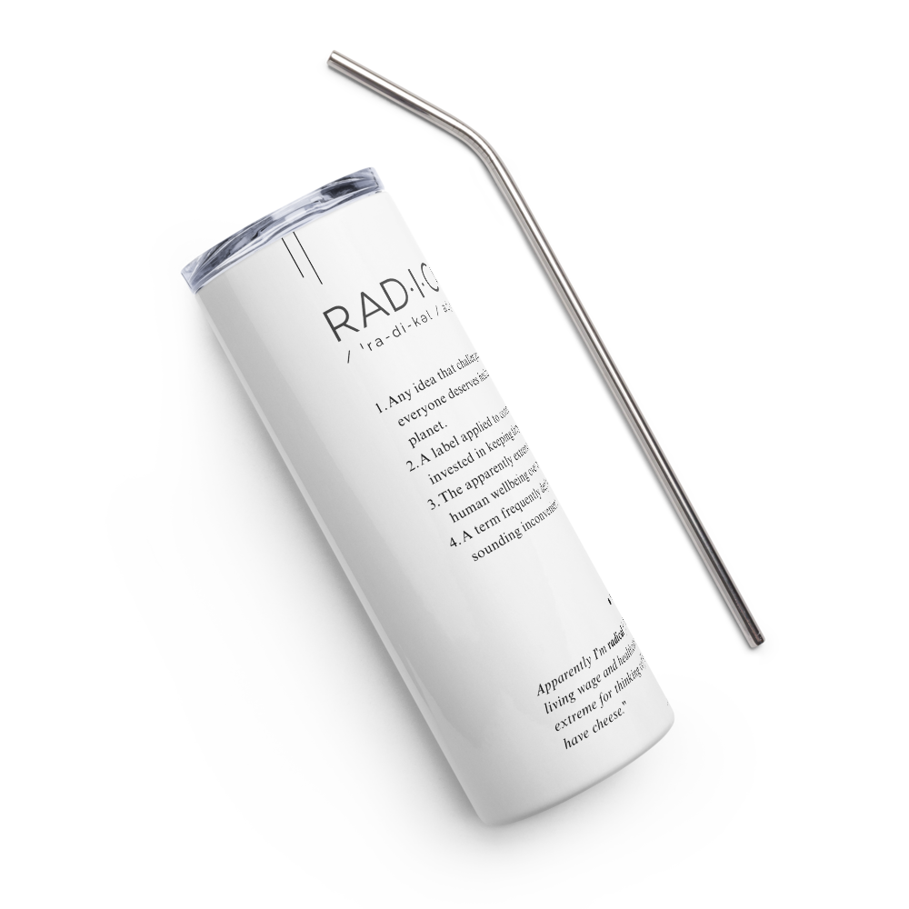 Stainless Steel Tumbler - RADICAL — Defined: Terms for Our Time - Image 3