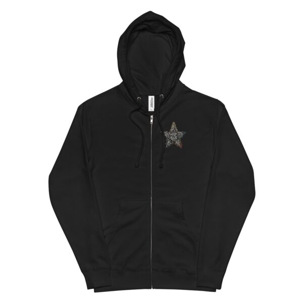 “If You Do No Harm, Then Do What You Will” Unisex fleece zip up hoodie