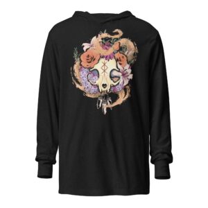 "Protection Spell" Hooded long-sleeve tee