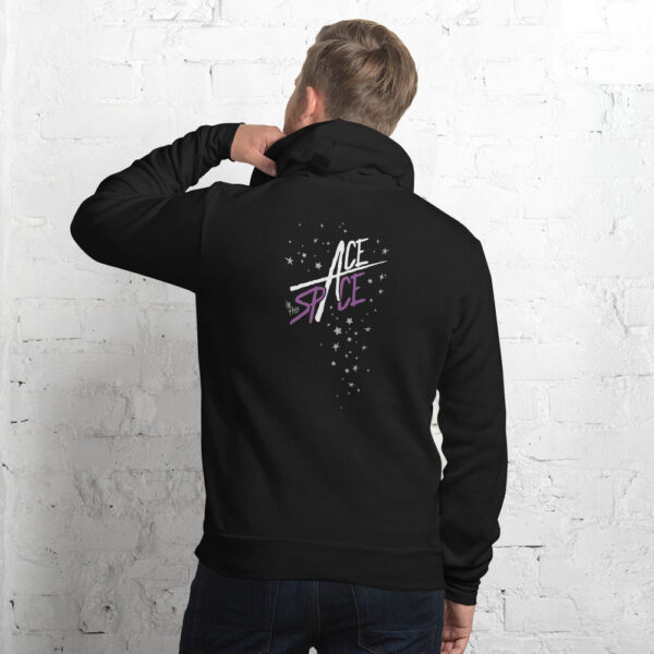 “Ace in this Space” Unisex hoodie with removable tags