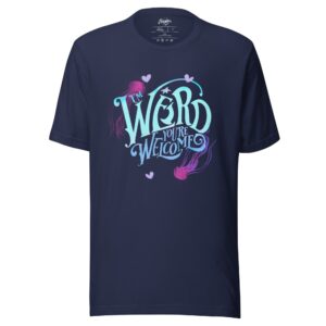 (clearance) Blue "I'm Weird, You're Welcome" Unisex fit t-shirt (Copy)