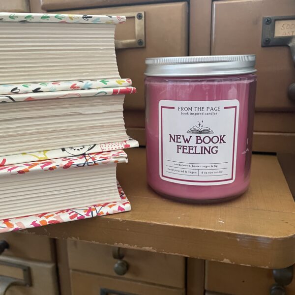 New Book Feeling | 8 oz Bookish Candle