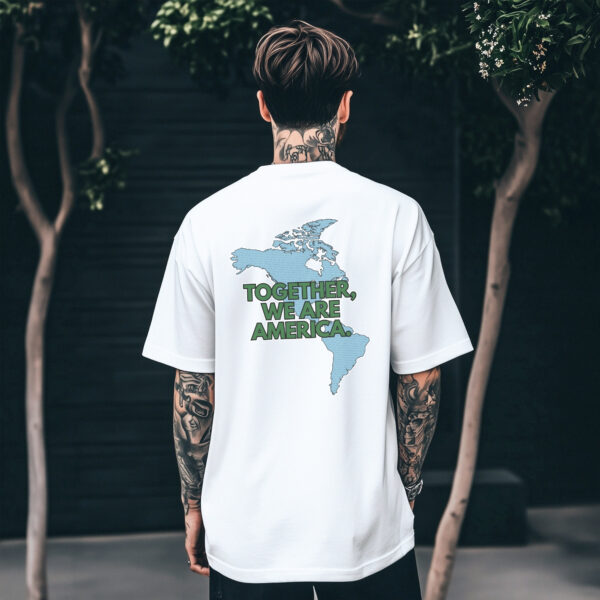 Together We Are America Unisex Short Sleeve T-Shirt | World Unity Graphic Tee
