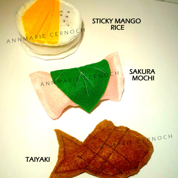 Sweet Desserts Cat Toys 3pk