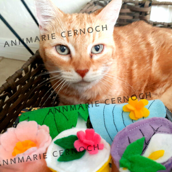 Wagashi Cat Toys 5pk (Spring/Summer)
