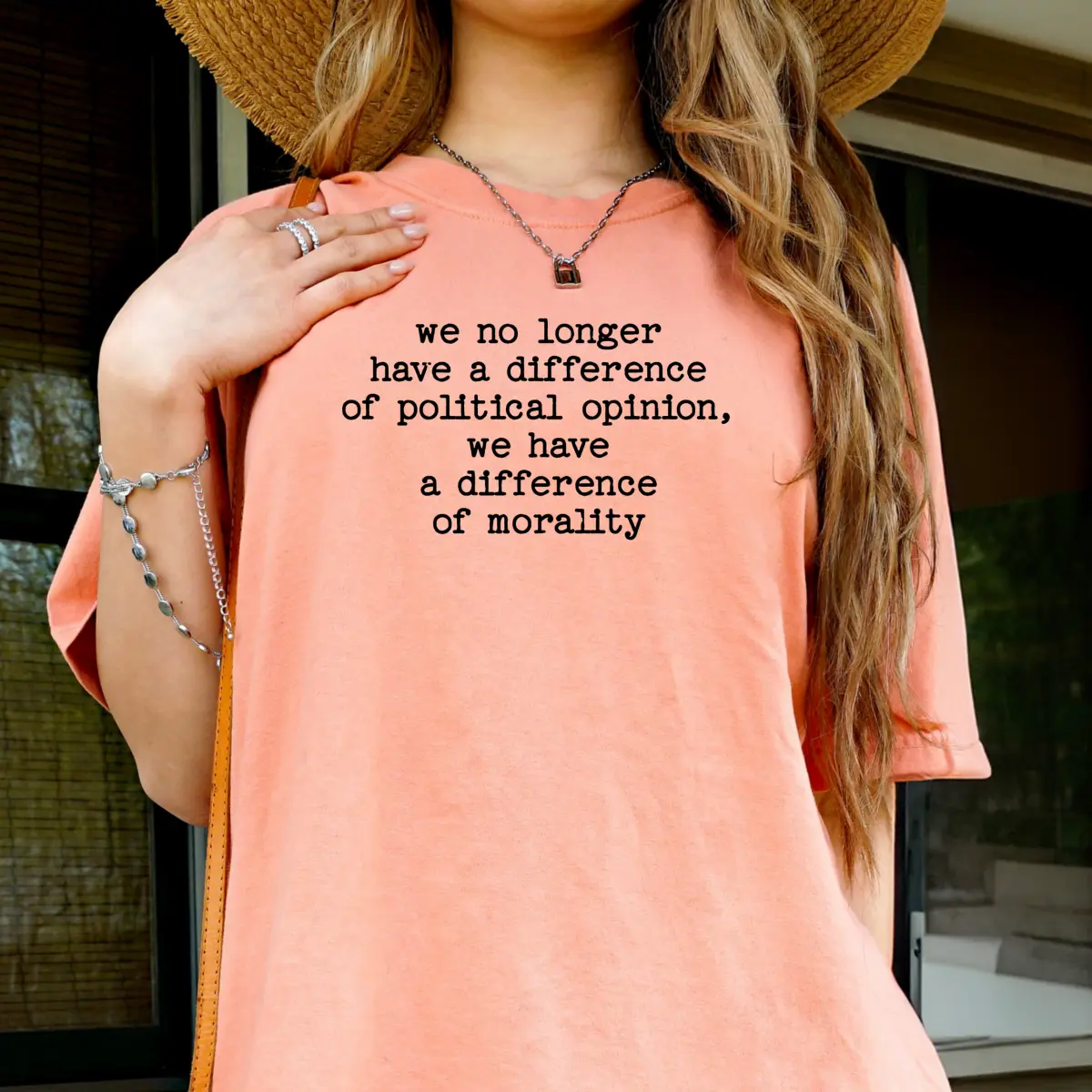 Difference of Morality Statement T-Shirt | Progressive Activist Apparel - Image 3