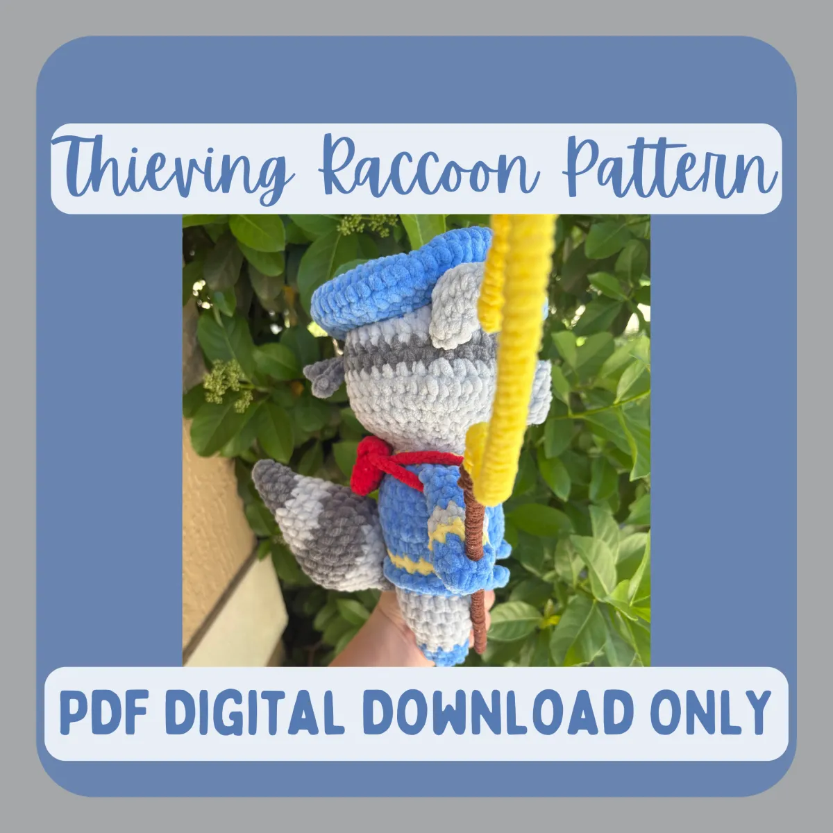 Thieving Raccoon Crochet Pattern - PDF PATTERN ONLY - Image 3