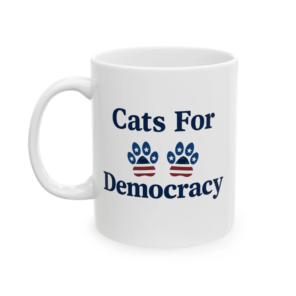 Cats for Democracy Ceramic Mug