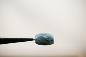 Clear Creek Jadeite Tube Bead Mix of Blue and Black