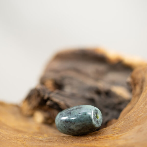 Clear Creek Jadeite Tube Bead Mix of Blue and Black