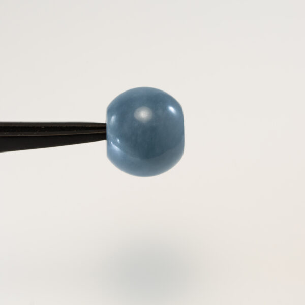 Guatemalan Ice Blue Jadeite Spherical Bead