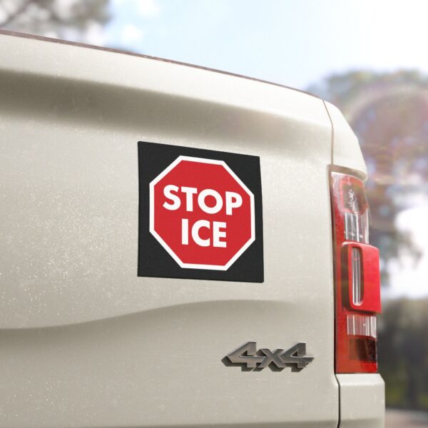 STOP ICE Car Magnet