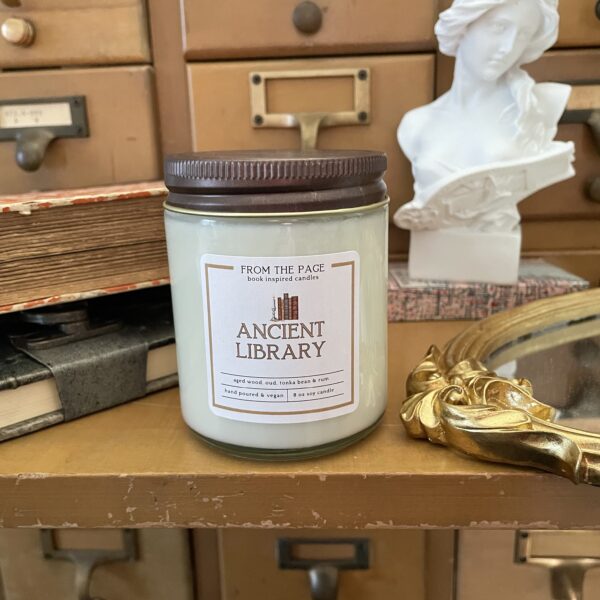 Ancient Library | 8 oz Bookish Candle