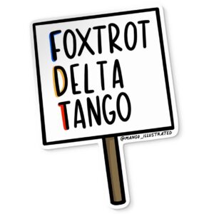 FDT - Foxtrot Delta Tango Sticker