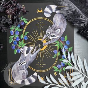 raccoon artwork