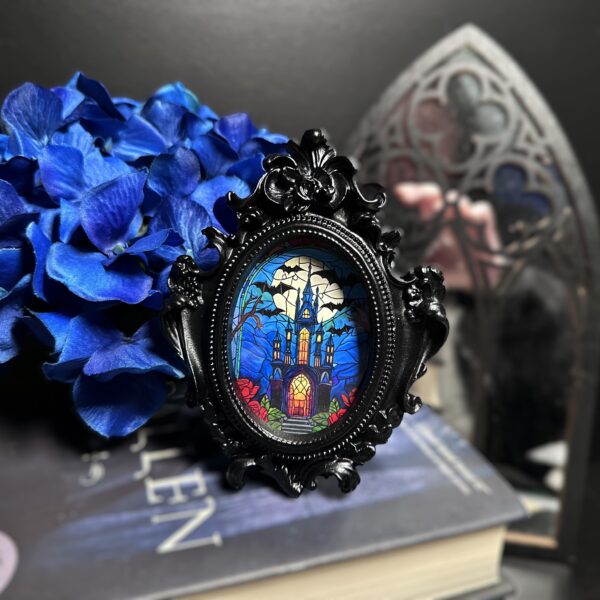 Mini Victorian Frame with Original Stained Glass Artwork