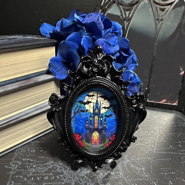 Mini Victorian Frame with Original Stained Glass Artwork