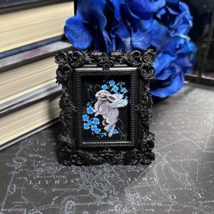 Mini Framed Artwork of a bunny with wings