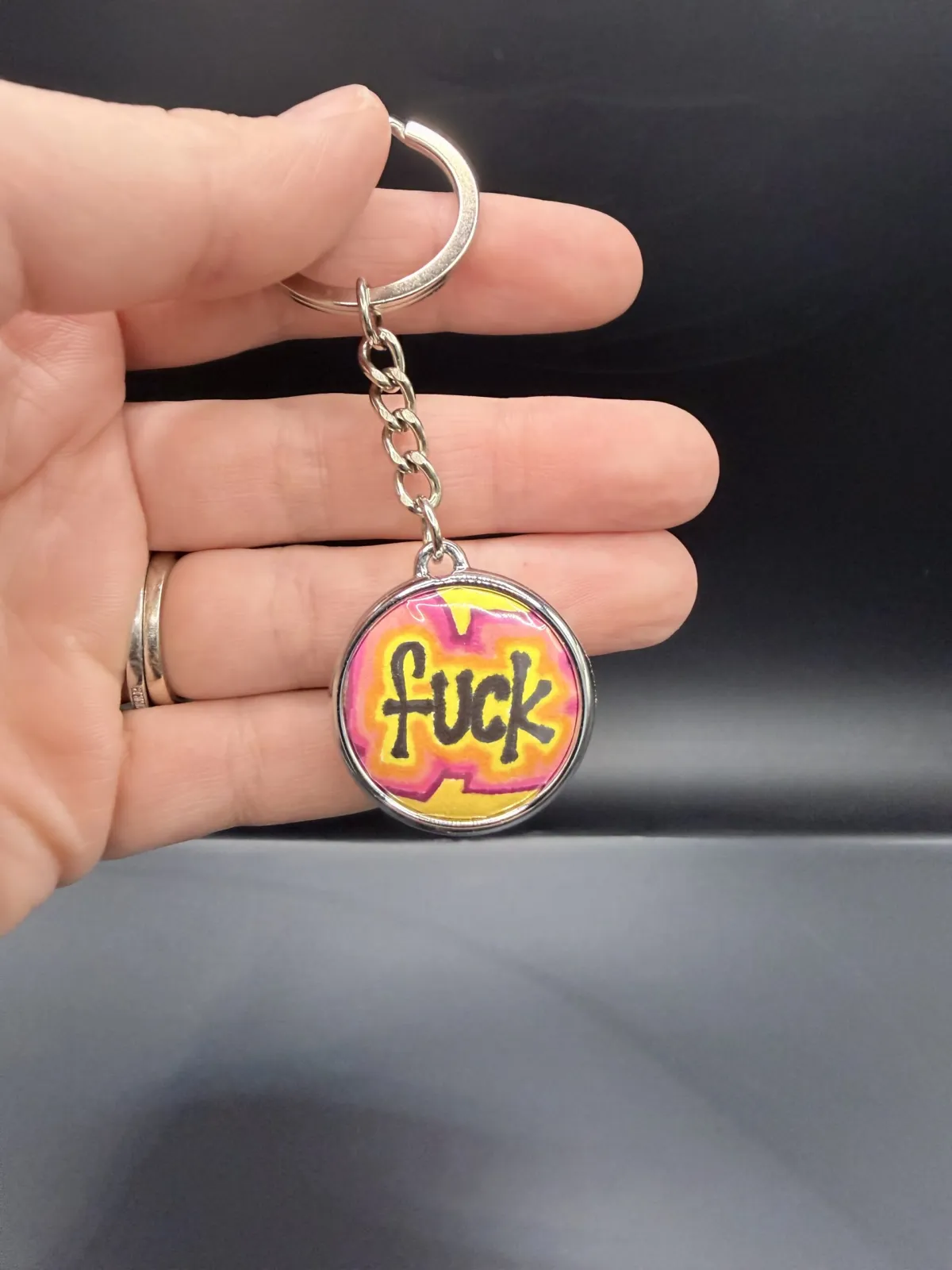 Fuck Ice Keychain - Image 3