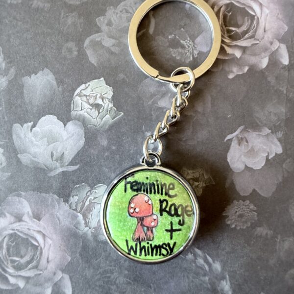 Shroomy Keychain – Feminine Rage