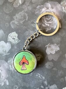 Shroomy Keychain - Rage+Whimsy