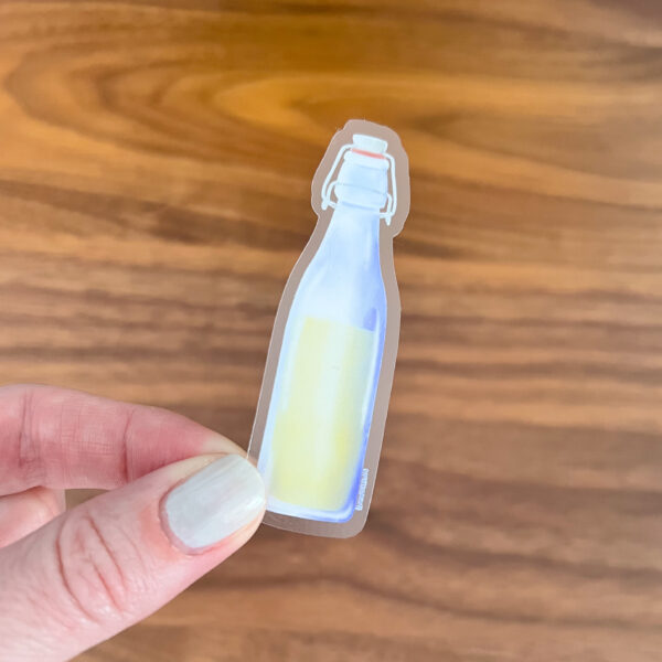 Limoncello bottle sticker