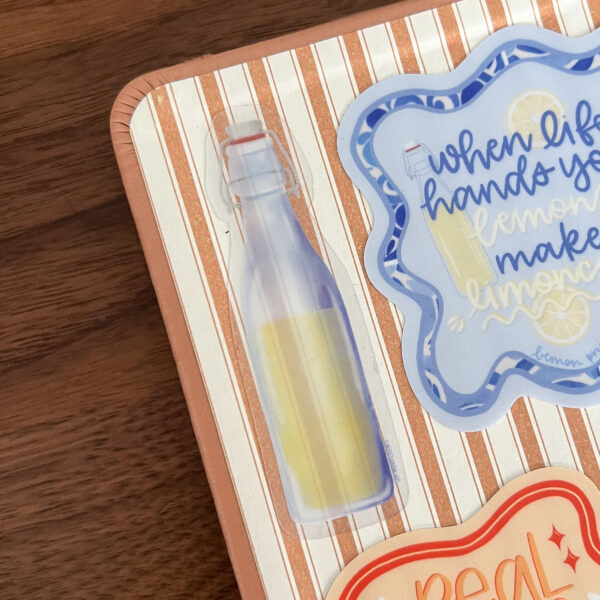 Limoncello bottle sticker