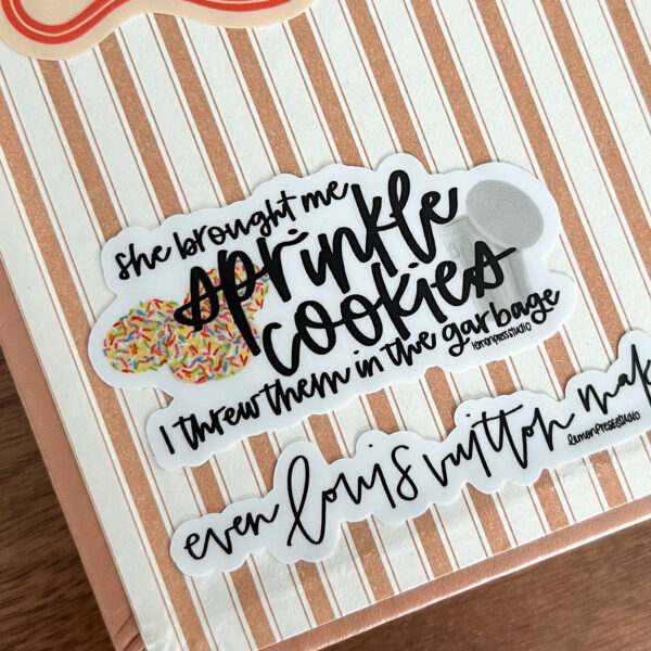 Sprinkle Cookies RHONJ sticker