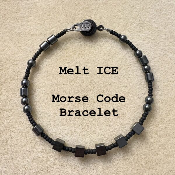 Melt ICE – Morse Code Bracelet