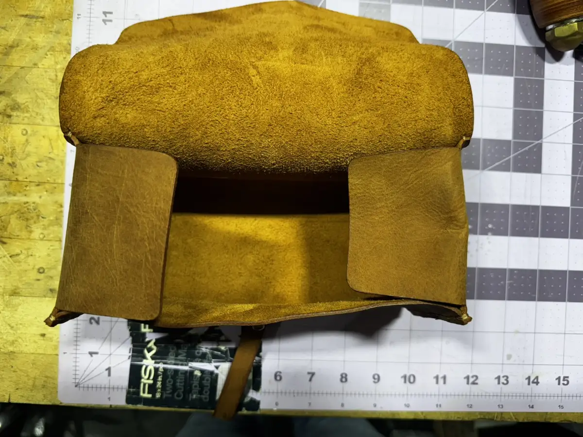 Durable Rustic Buffalo Leather Dopp Shaving Kit (bag only) - Image 6