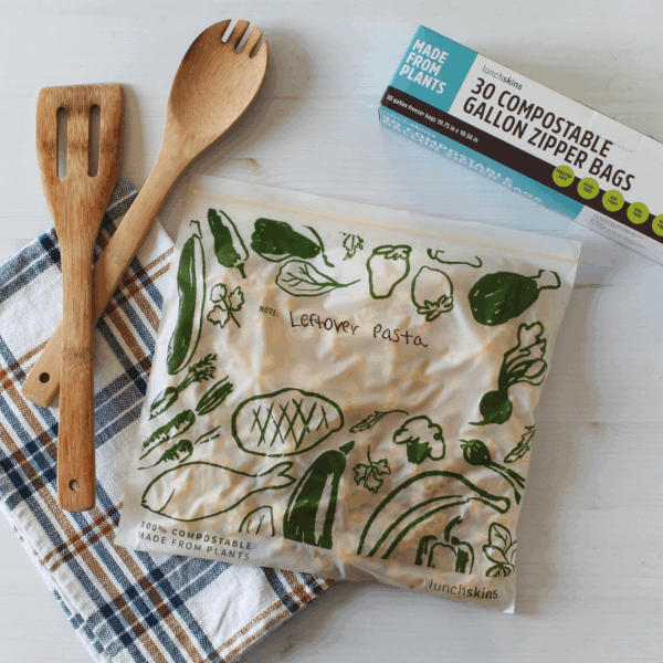 Zip-Top Compostable Freezer-Safe Gallon Storage Bags