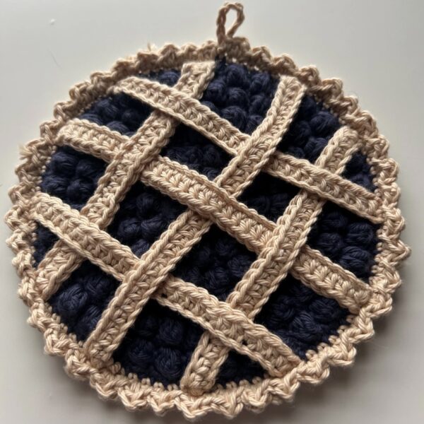 Cotton Berry Pie Trivet Pot Holder