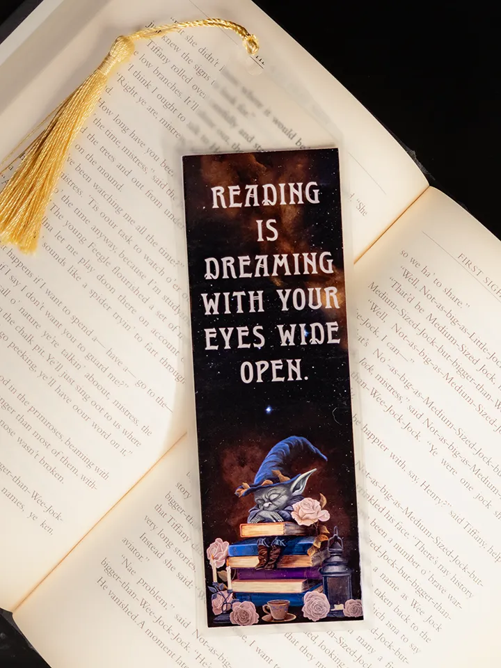 Book Goblin Bookmark, Original Artwork Page Holder - Image 3