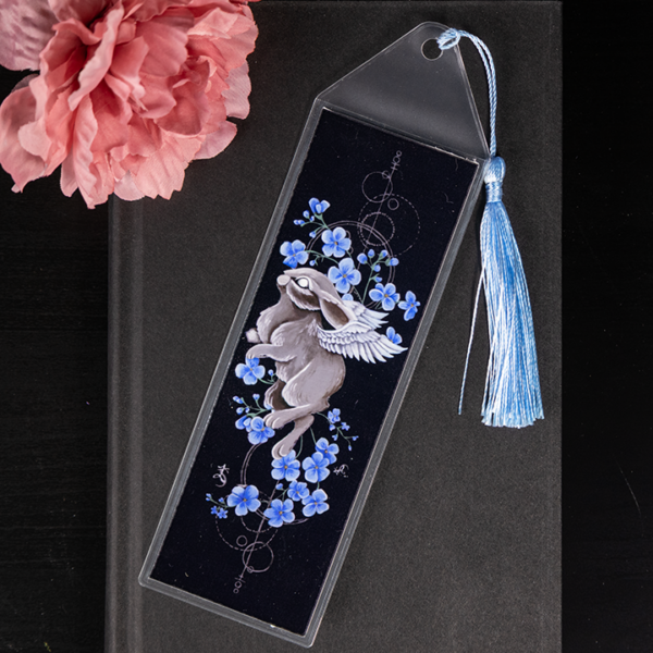 Angel Bunny Bookmark, Original Artwork Page Holder