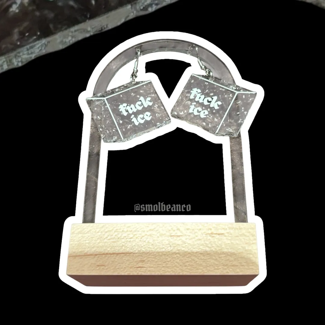 Fuck Ice Ice Cube Earrings - Image 3